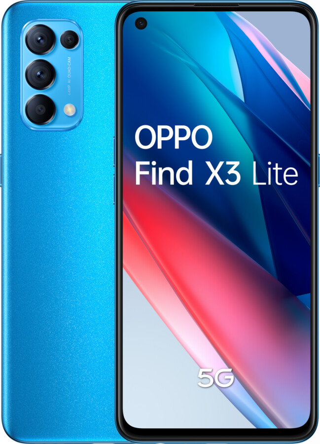 OPPO Find X3 Lite azul