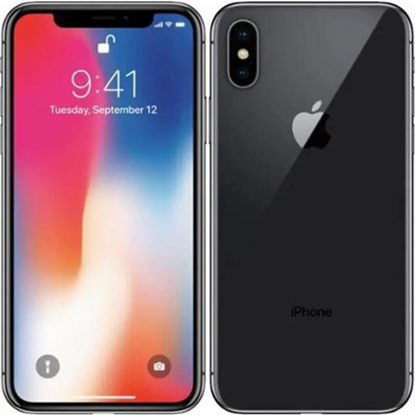 Apple iPhone X 64 GB gris - Grado Plata