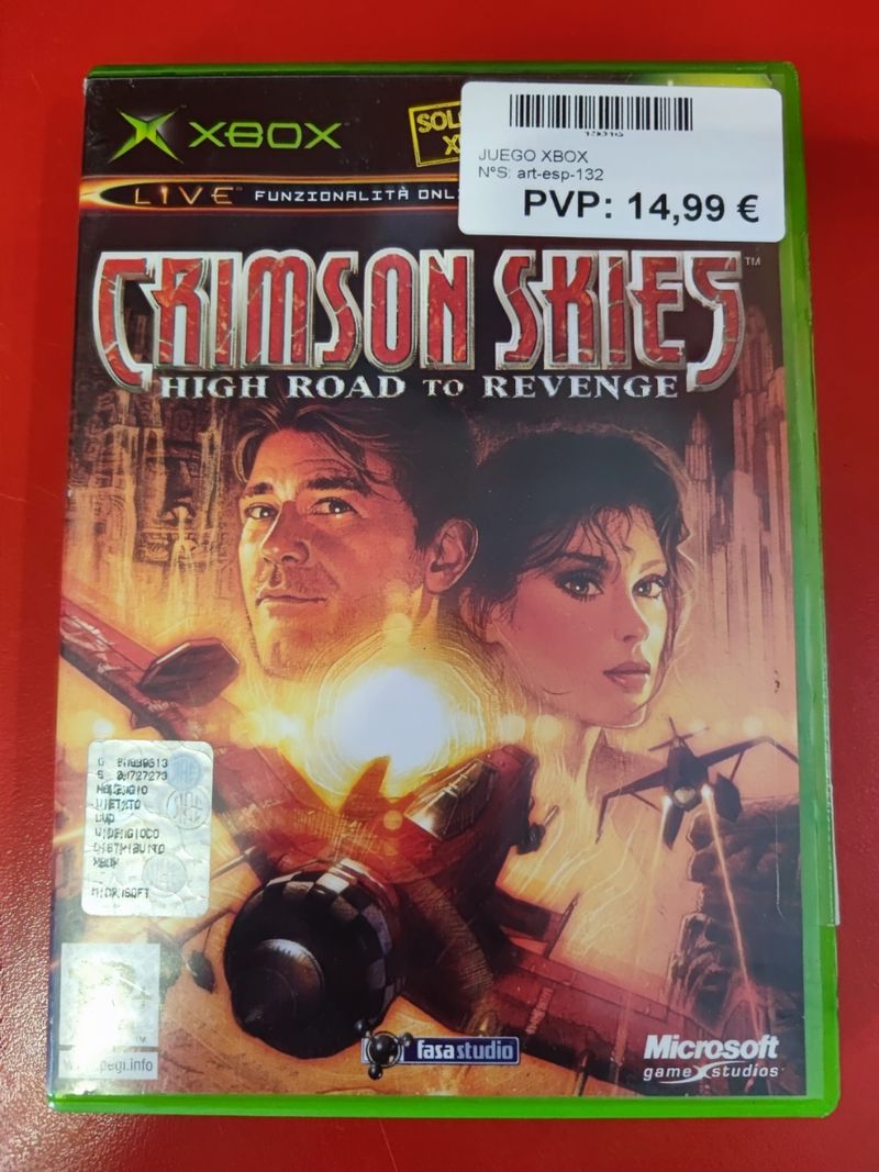 Crimson Skies Xbox
