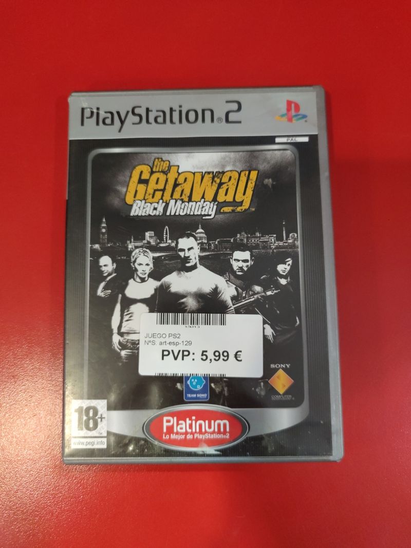 The Getaway Black Monday Ps2