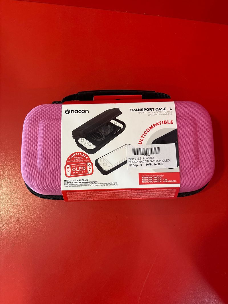 Funda Nacon Switch oled nueva