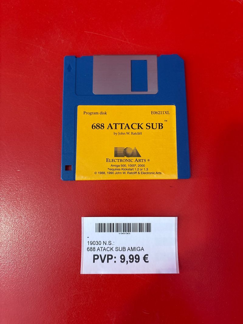 688 Attack Sub Amiga - Juego Clásico