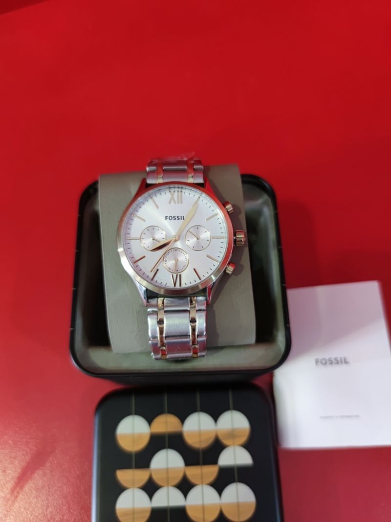 Reloj Fossil BQ2698 | Dorado y plateado