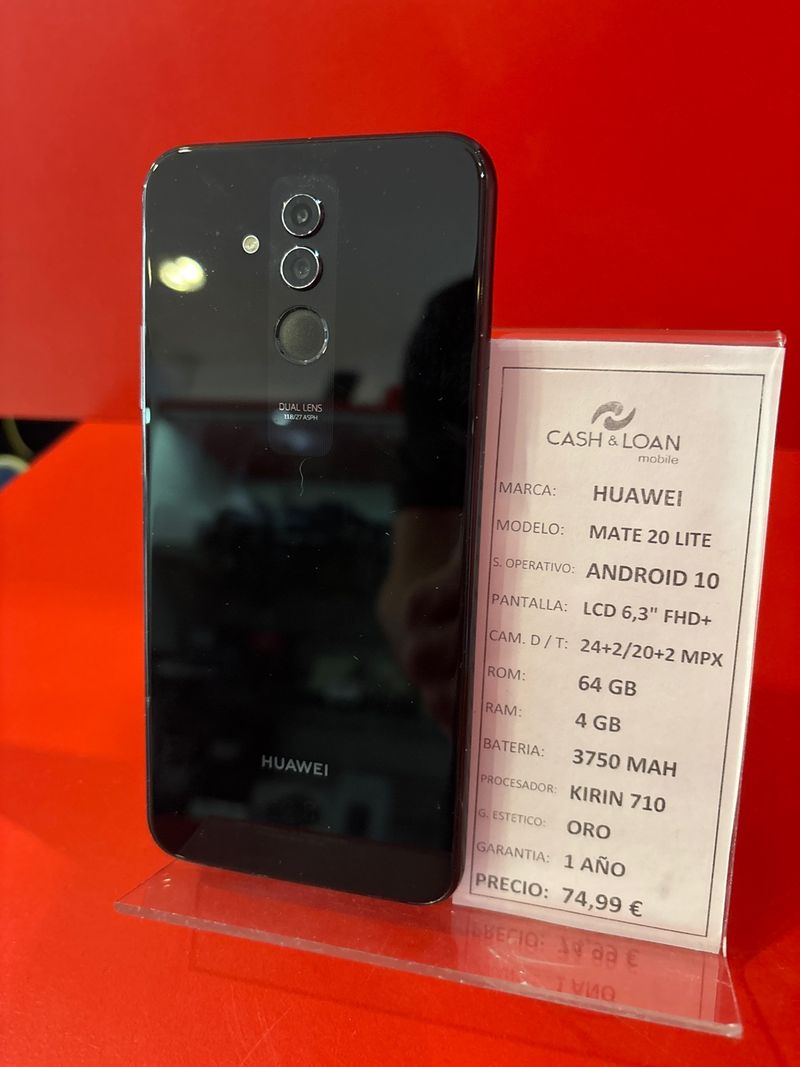 Huawei Mate 20 Lite 64GB - Negro