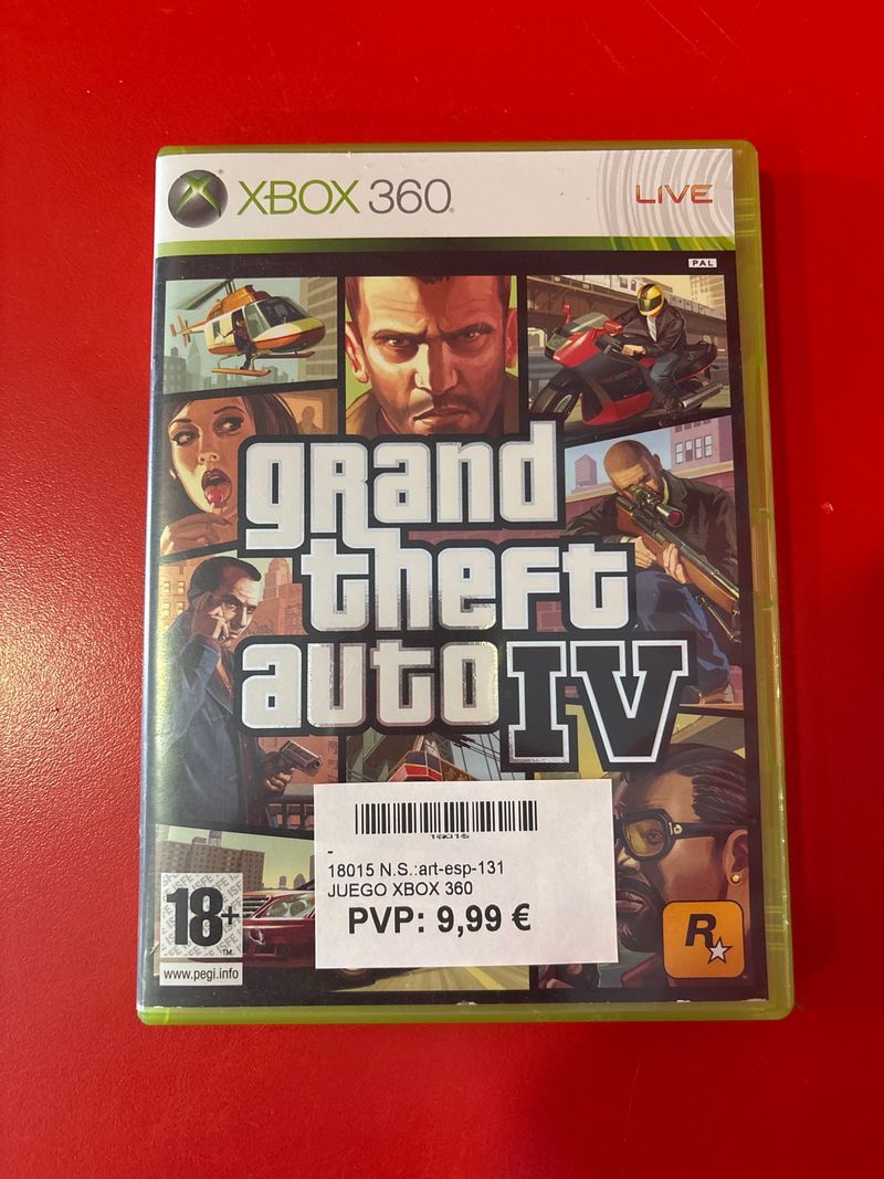 Grand Theft Auto IV Xbox 360