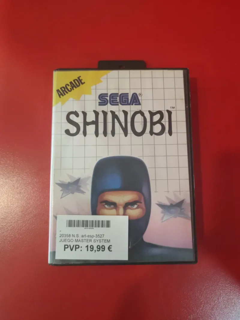 Sega Master System Shinobi Arcade