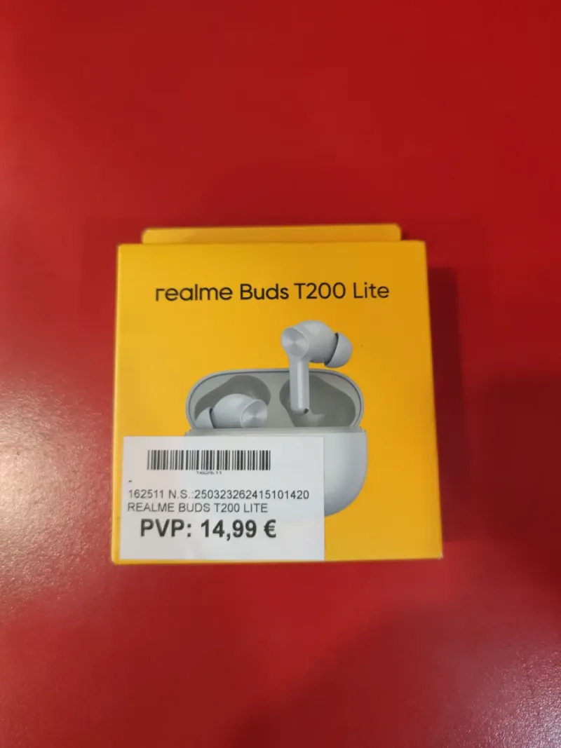 Auriculares Realme Buds T200 Lite