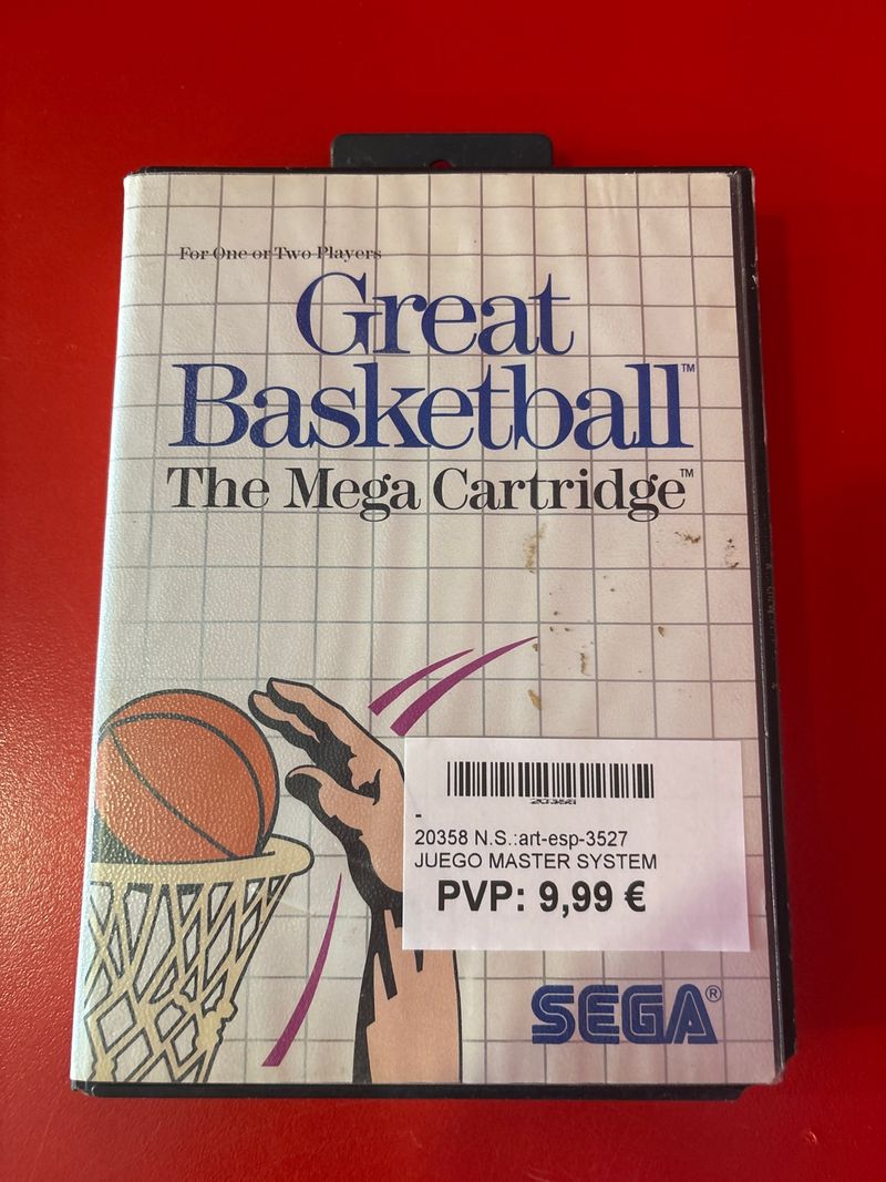 Great Basketball Sega Master System