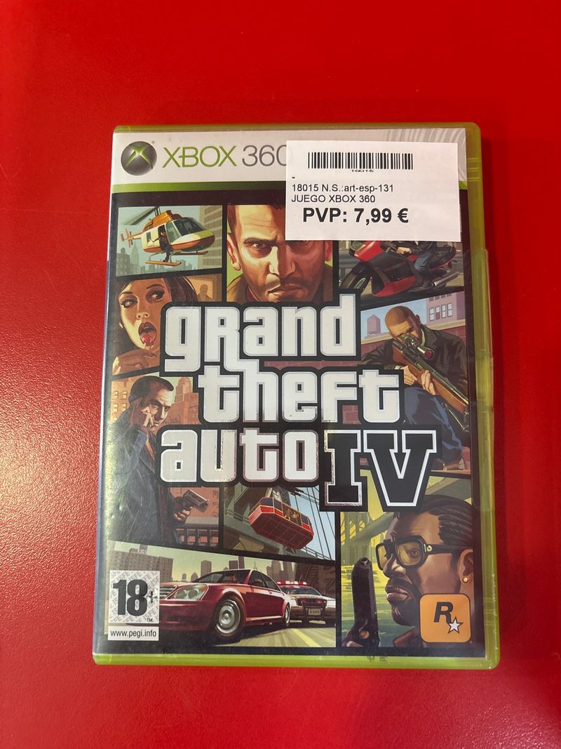Grand Theft Auto IV Xbox 360