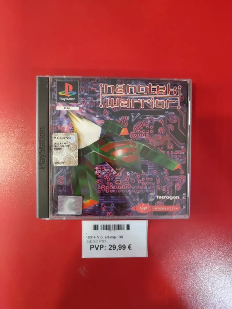 Nanotek Warrior PS1 (PlayStation)