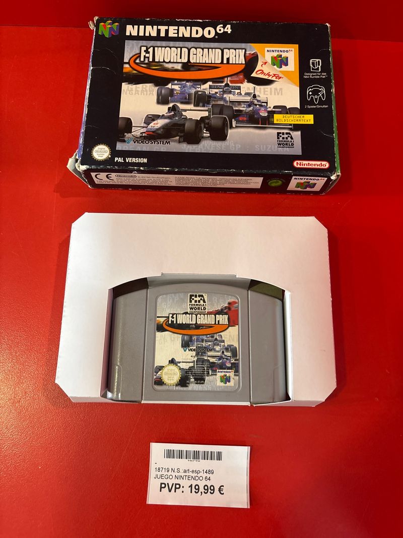 F-1 World Grand Prix Nintendo 64 PAL