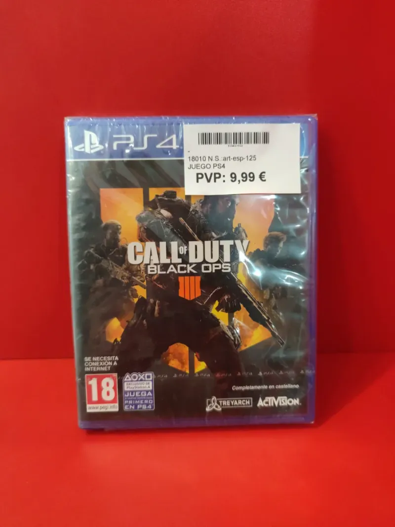 Call of Duty Black Ops 4 PS4 nuevo