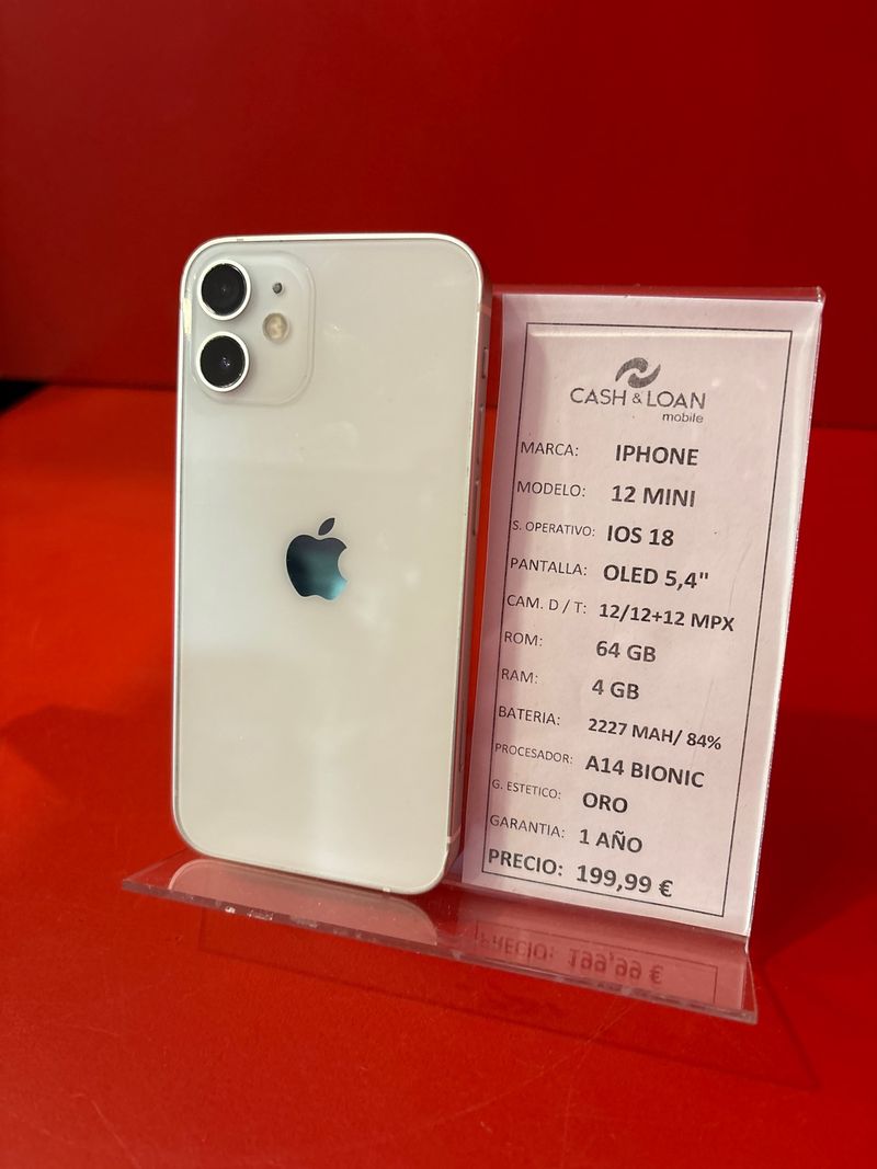 iPhone 12 mini 64GB Blanco