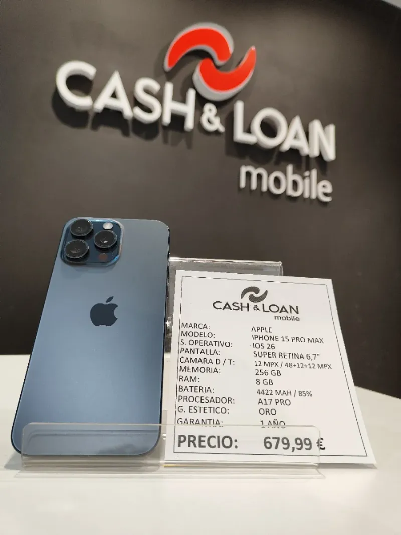 iPhone 15 Pro Max 256GB Azul