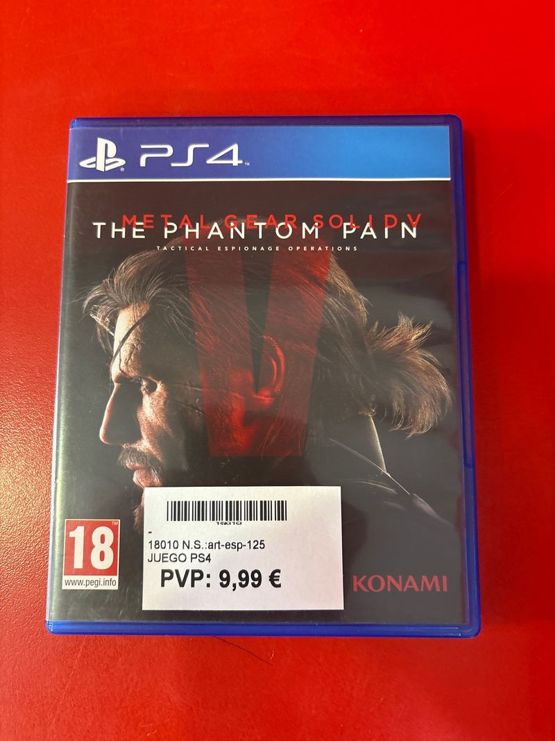Metal Gear Solid V: The Phantom Pain PS4