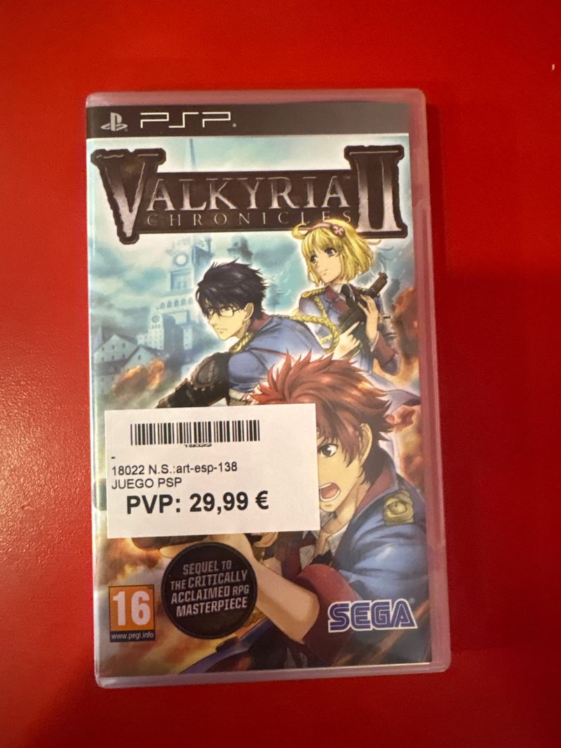 Valkyria Chronicles II PSP RPG