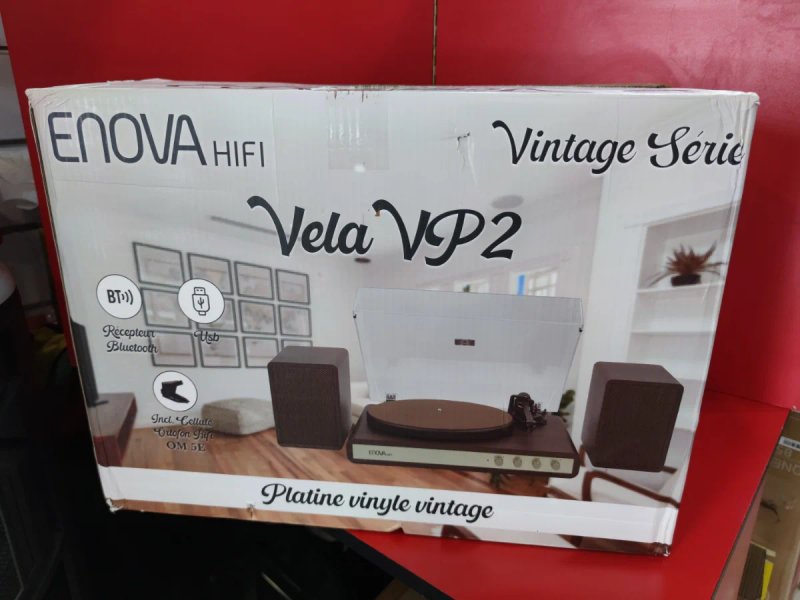 Tocadiscos Enova Vela VP2 Bluetooth USB