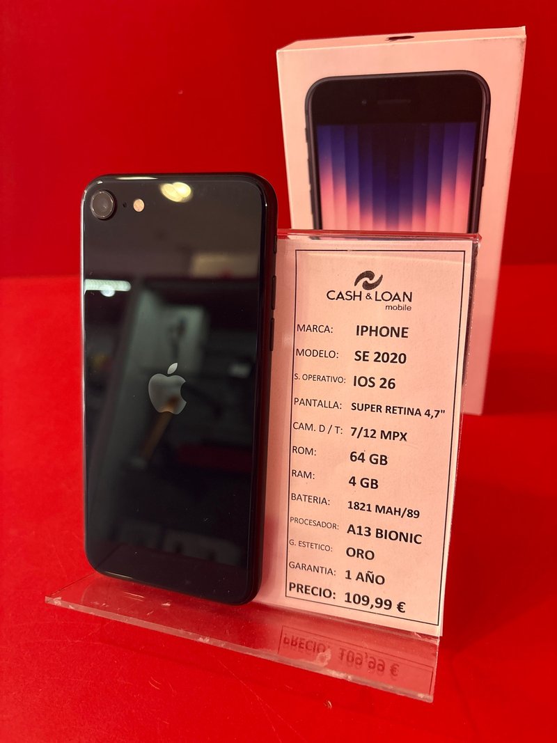 iPhone SE 2020 64GB Negro