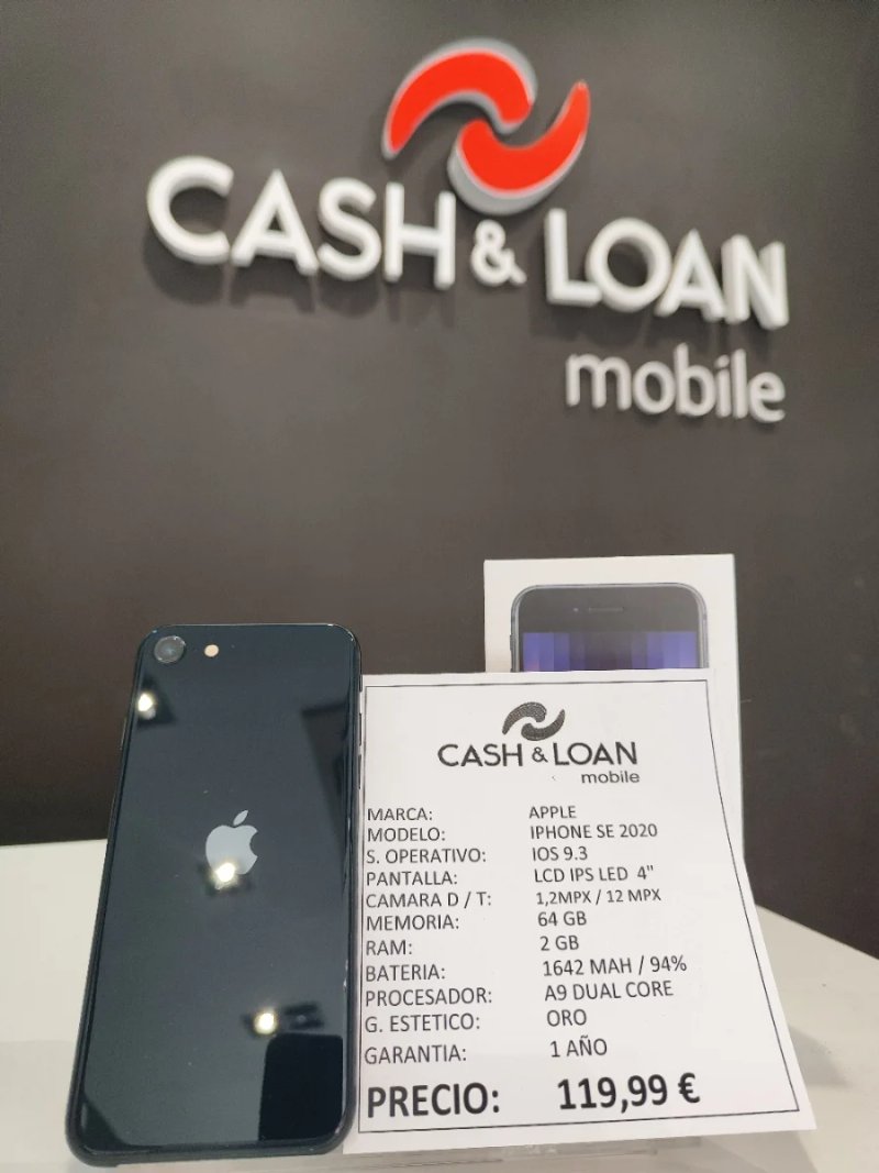 IPhone SE 2020 64GB Negro