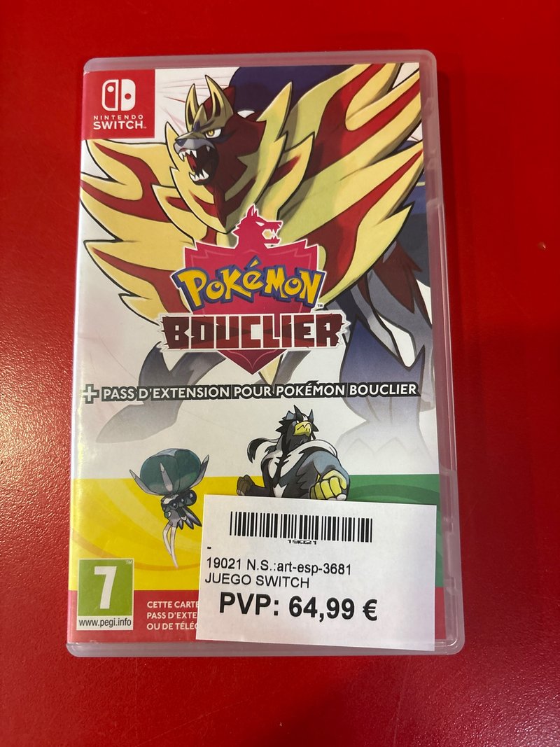 Pokémon Escudo + Pase Expansión Switch