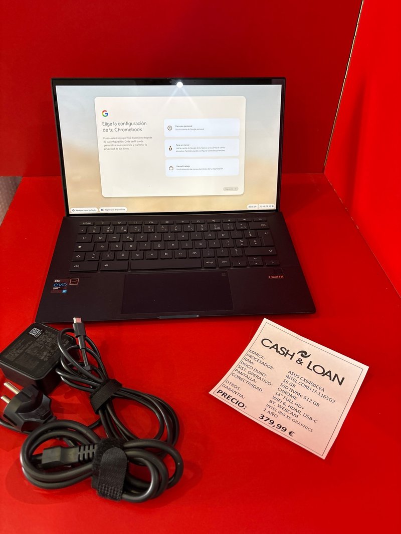 Portátil Asus Chromebook CX9400CEA i7 16GB RAM