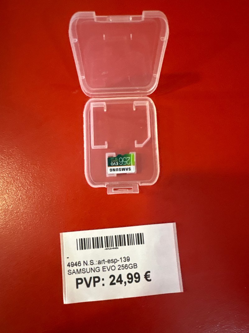 Tarjeta sd samsung 256gb