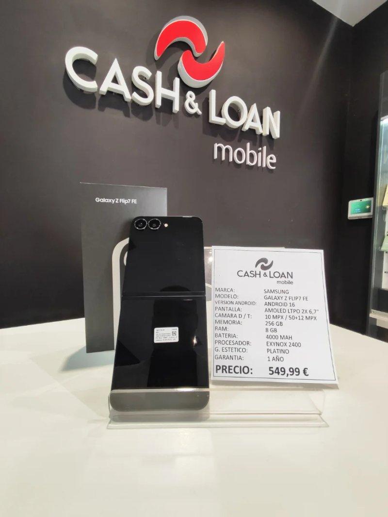 Samsung Galaxy Z Flip7 FE 256GB Negro/Plata
