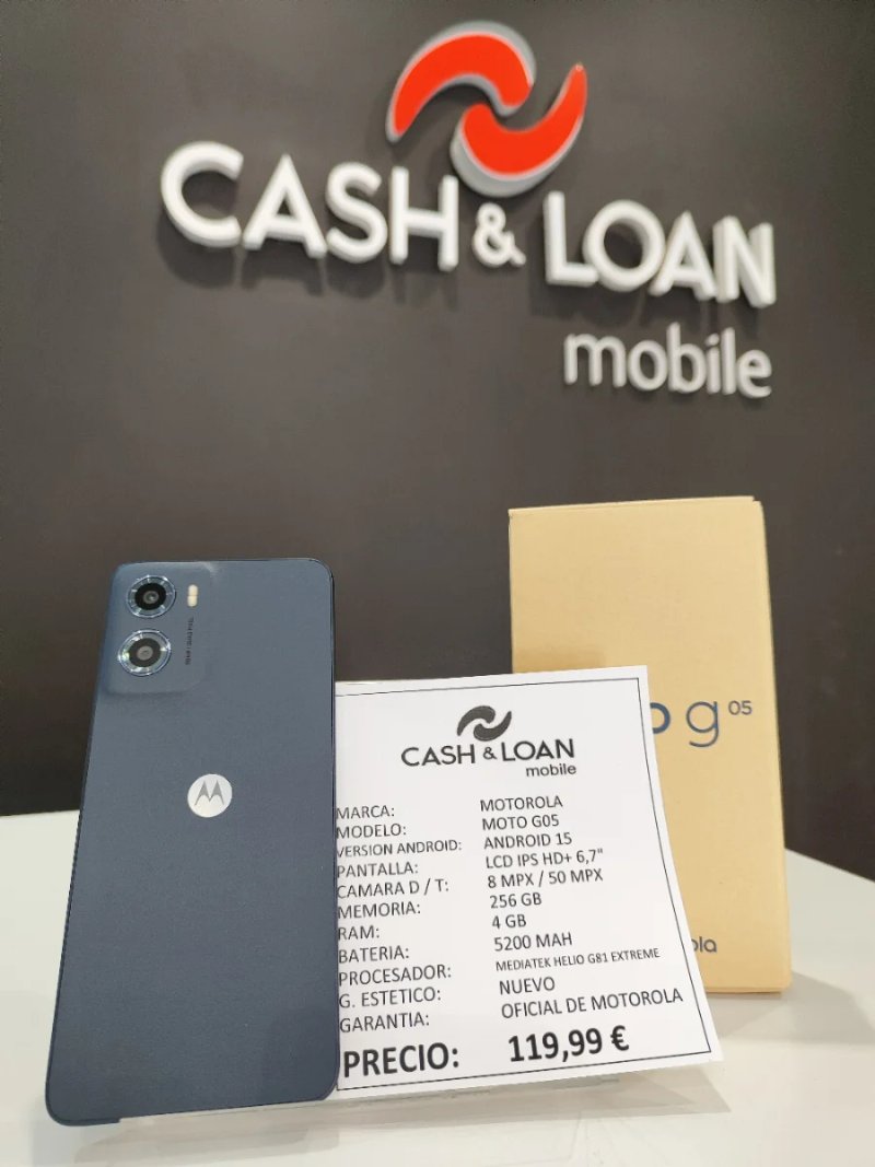 Motorola Moto G05 256GB Azul Nuevo