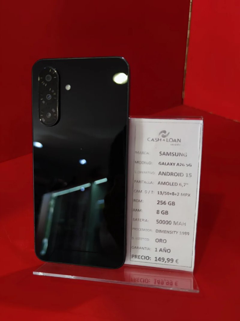 Samsung Galaxy A26 5G 256GB Negro