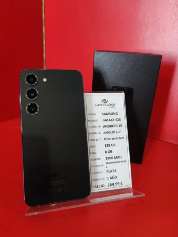 Samsung Galaxy S23 128GB negro