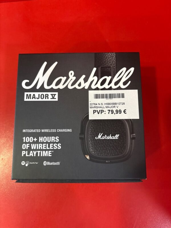 Auriculares Marshall Major V sin uso
