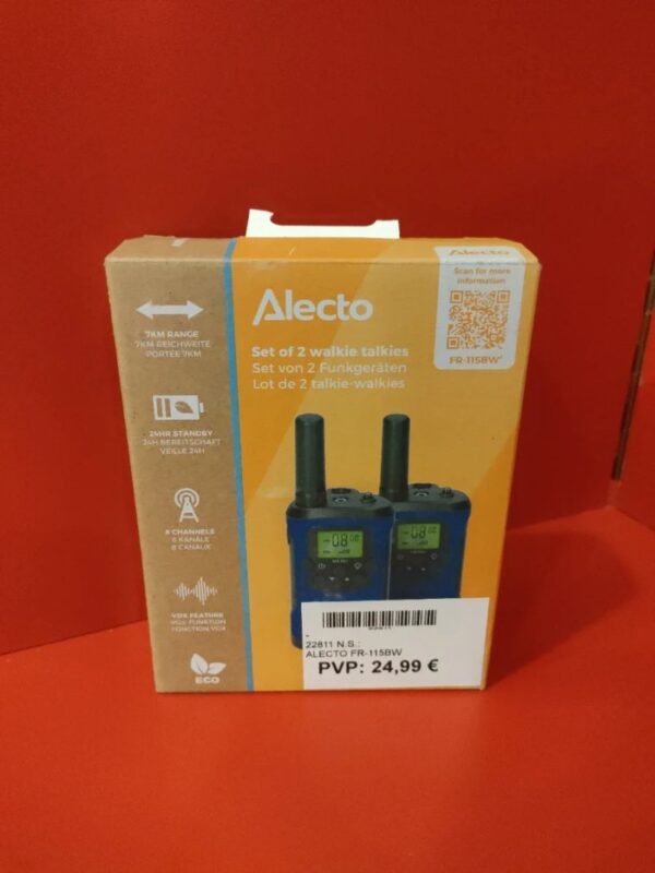Alecto FR-115BW Set de 2 Walkie Talkies